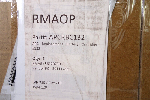 APC Replacement Battery Cartridge #132 - UPS battery - lead acid - APCRBC132 - Bild 4 von 5