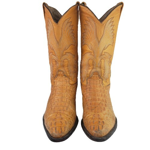Botas Je-ver Crocodile Western Style Boots Size Mens 11 | eBay