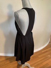 Ecote Urban Outfitters Black High Neck Sleeveless Flared Midi Sun Dress Size 4