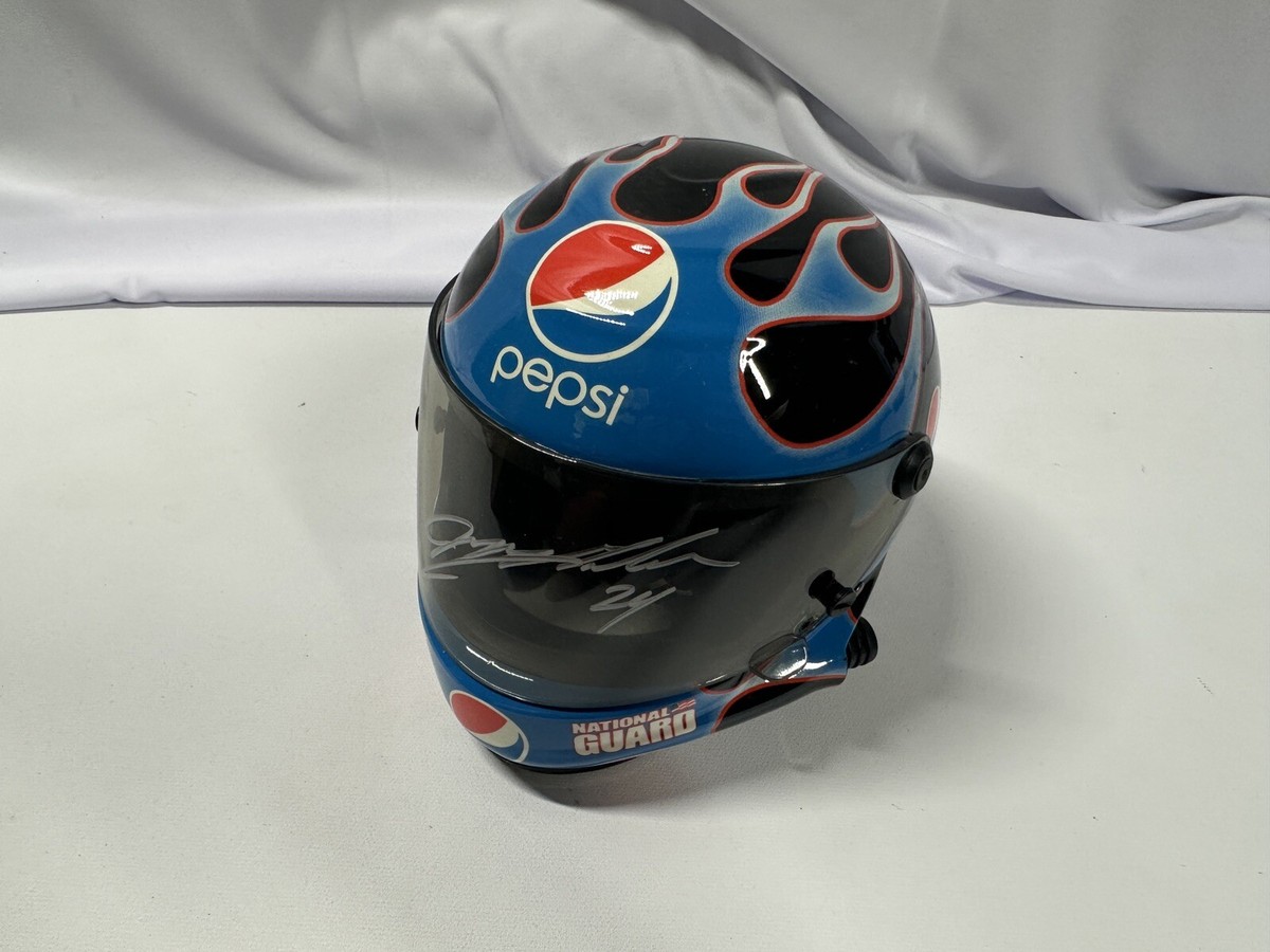 Jeff Gordon Pepsi Racing Signed 1/3 Scale Mini Helmet