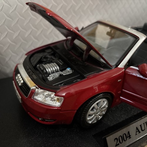 Kid Connection 1/18 Scale Diecast 1806 - 2004 Audi A4 Cabriolet - Red - 第 8/10 張圖片