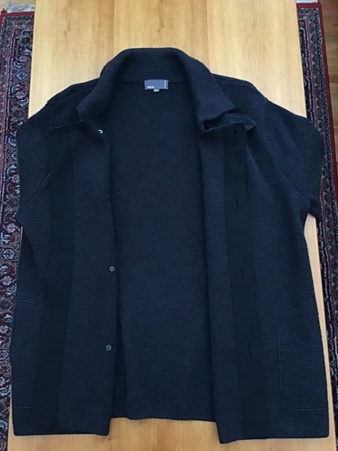 RARE!! VINCE MENS DOUBLE BREASTED 100% WOOL SWEATER, SIZE XXL - Picture 4 of 8