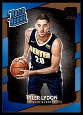 2017-18 Donruss Rated Rookie Tyler Lydon Rookie Denver Nuggets #177