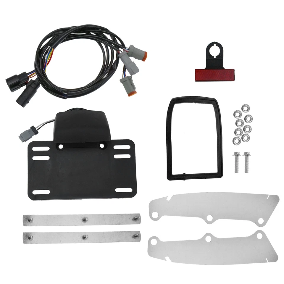 Luz de señal de giro LED de fascia para guardabarros trasero para Harley Road Street Glide 2014-2025 Foto 4 de 4