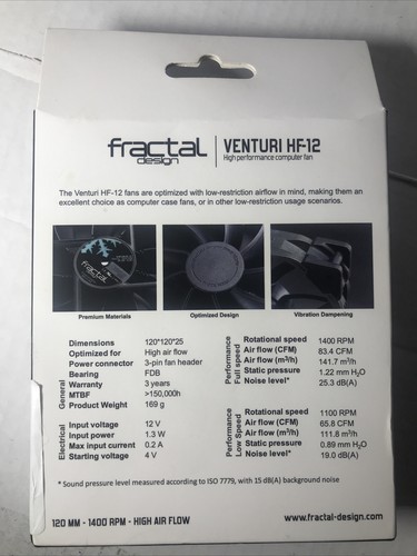 Fractal Design Dynamic GP-14 Computer Fan - Silent Fan - High Airflow – 140x140x - Picture 2 of 3