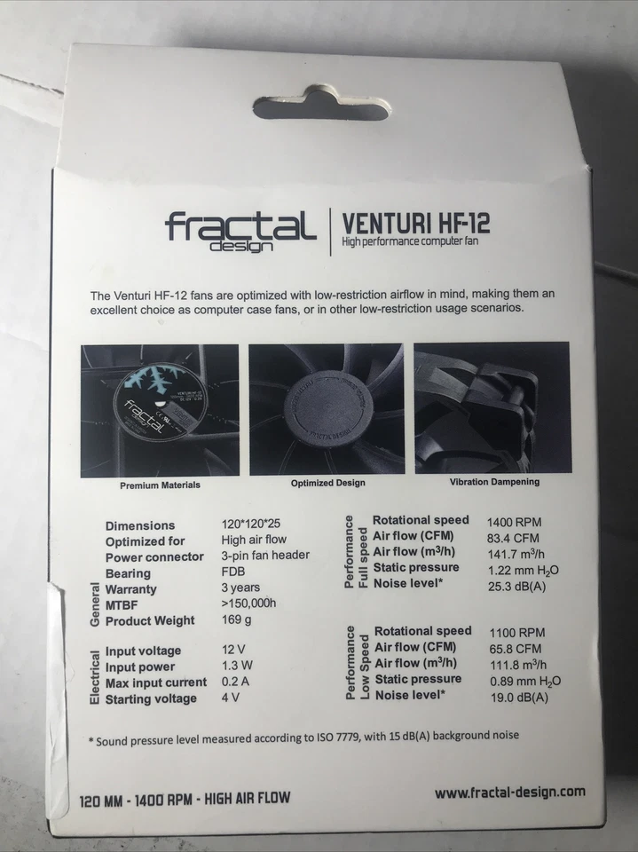 Fractal Design Dynamic GP-14 Computer Fan - Silent Fan - High Airflow – 140x140x - Image 2 of 3