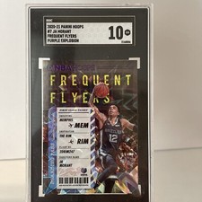 Ja Morant 2020-21 Frequent Flyers Purple Explosion SGC 10 #7