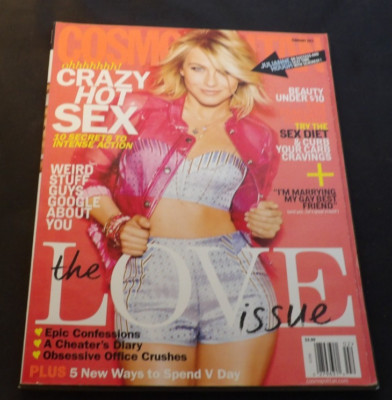 Cosmopolitan Magazine Julianne Hough Love Issue Budget Beauty Epic Confessions .