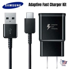 USB Wall Charger Adapter 3FT USB Type C Cable For Samsung Galaxy S8 S9 Android