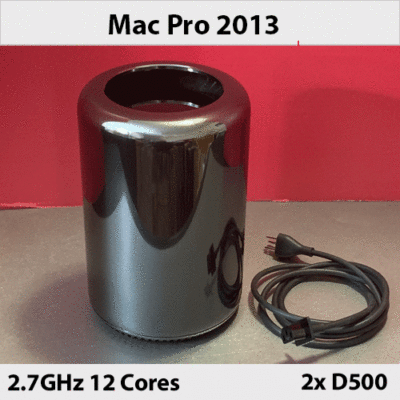 2013 Mac Pro | 2.7GHz 12-Core | Dual AMD D500 | 128GB RAM | Apple