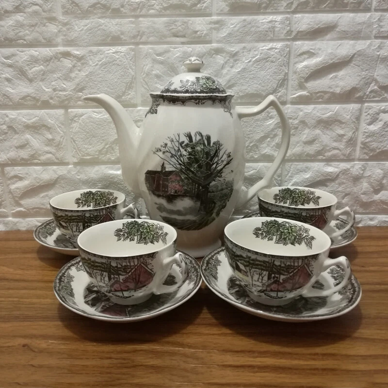 Imitation of British jazz manor dining plate decoration hanging plate ornaments - Image 4 of 4