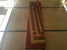 Cardinal Cribbage Board Solid Wood 62 2 player in original package