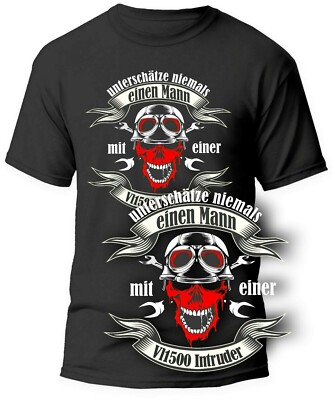 VL1500 Intruder biker shirt motorcycle tuning biker meeting biker T-shirt slogan