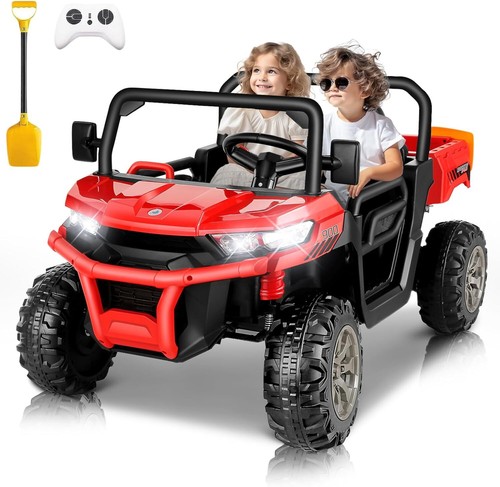 24V 2 Seater Kids Ride on UTV with Remote Control, 2x200W Ride on Dump Truck Car - Picture 5 of 23