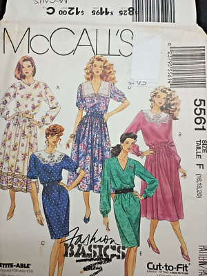 ladies dress sewing patterns Simplicity Pattern S9265 Misses' and Women's Tiered Dresses fabric recommendations McCall's 5561 Ladies Dress sewing