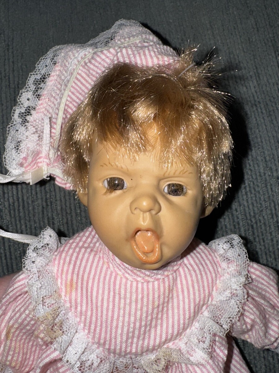 Vintage Berenguer Baby Doll Crying Pouting Expressive Toy