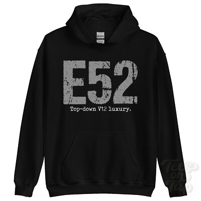E52: Top-Down V12 Luxus Hoodie Autofahrer Geschenk