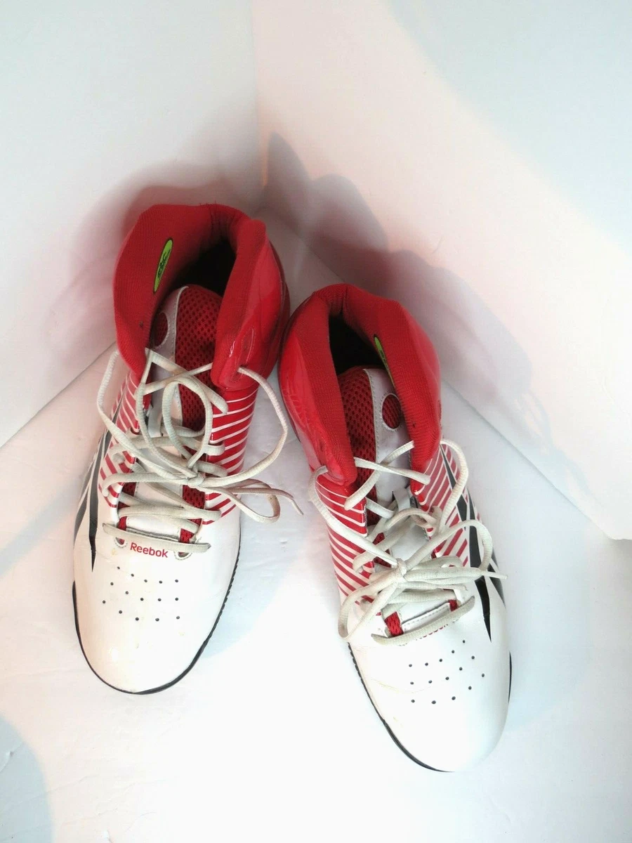 Mens Reebok Hexride Smoothfit Hi tops Shoes Size 13. Red White Black