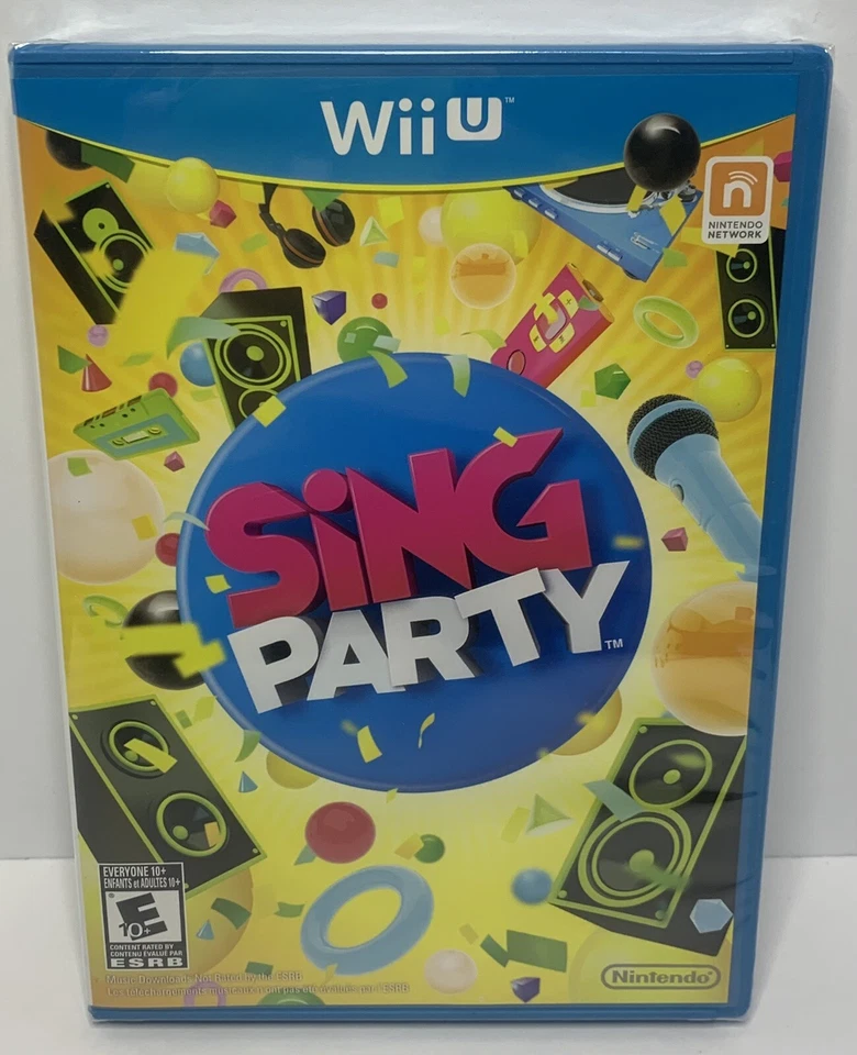 NEW! Sing Party (Nintendo Wii U, 2012, Ntsc) Canadian NEW! - Image 2 of 4