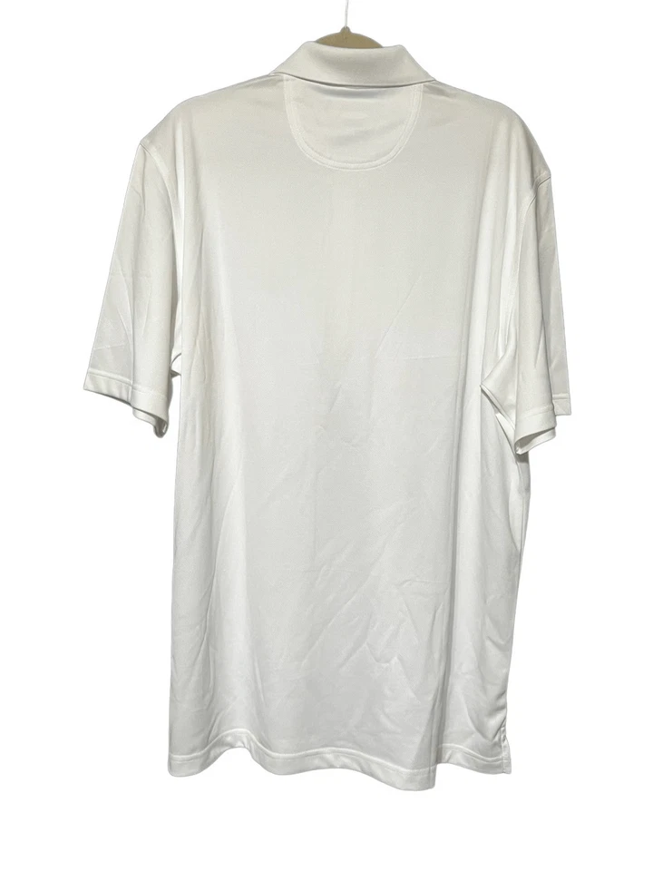 Camisa polo de golf Greg Norman nueva con etiquetas blanca Play Dry manga corta talla XL Foto 2 de 4