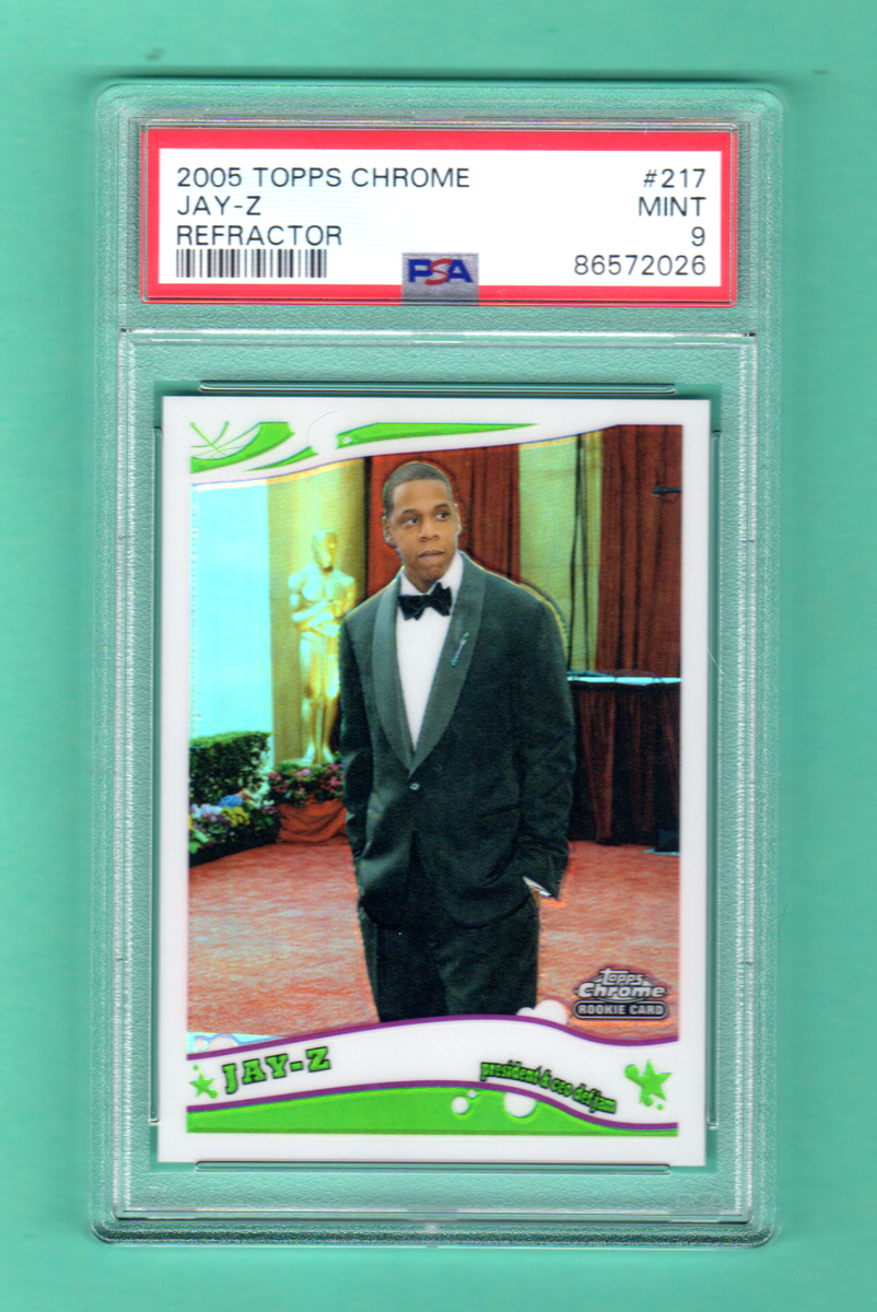 topps bowman chrome JAY-Z refractor