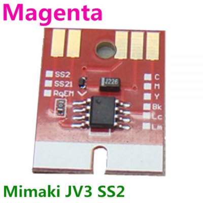 Generic Chip Permanent for Mimaki JV3 SS2 Cartridge, Magenta Color