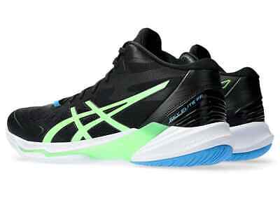 Asics Men's Volleyball Shoes SKY ELITE FF MT 2 Black/Lime Asics Men's Volleyball Shoes SKY ELITE FF MT 2 Black/Lime