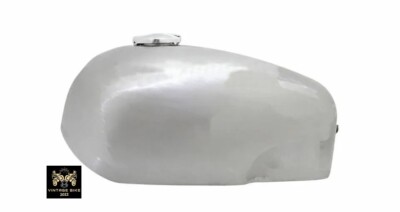 Norton Fastback Commando Petrol Tank Raw Steel WITH CAP/FIT FOR
