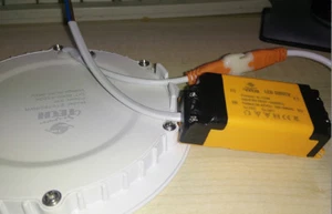 6W, 9W 3 Mode Dual Colour Round Recessed LED Ceiling Panel Cool White Blue Ring  - Picture 7 of 7