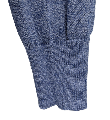 J. CREW Leinen Viskose Pullover klein blau transparent Netz Noppen Strick schön - Bild 8 von 12