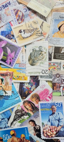 1000+ Bulk Australian Used OFF PAPER Stamps Kiloware 30% DISCOUNT for 2 or more! - Picture 20 of 24