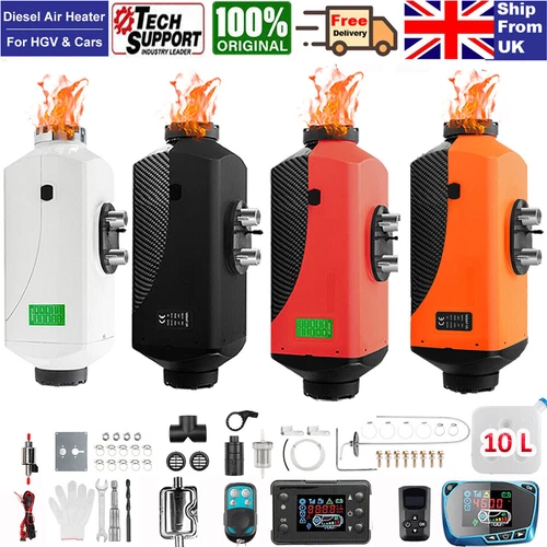 Diesel Air Heater 2KW 5KW 8KW 12V-24V New LCD MotorHome Car Truck Boat Camper RV