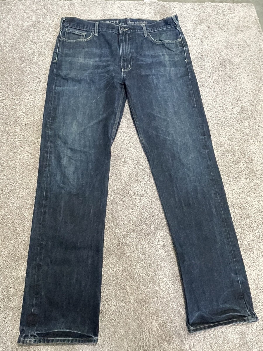 Carhartt Blue Jeans Men's 40x36 Classic Slim Straight Leg