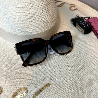 Dior Havana Brown & Black Large Sunglasses w/ Dark Lenses  display picture 1