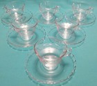 6 Vintage CUP & SAUCER SETS By Fostoria CENTURY PATTERN — photo 1