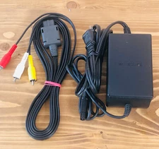 Nintendo Official Game Cube Japan Power Supply AC & AV cable GC NTSC-J