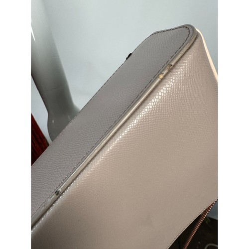 Ted Baker Women's Gray Crossbody Bag W/ Rose Gold Chain & Animal Print Lining - Picture 10 of 24