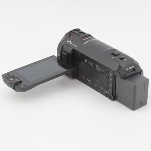 Panasonic 4K Video Camera Wx970M Wipe Take Camcorder 447G Black Hc