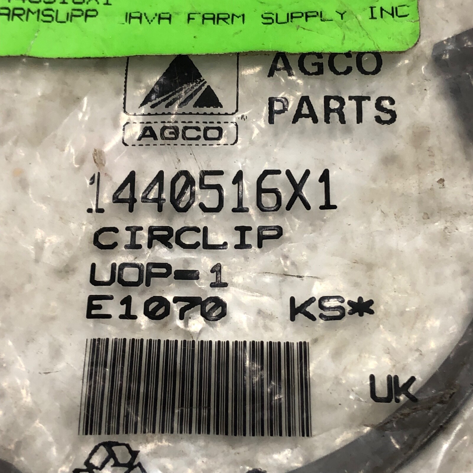 Agco 1440516X1 CirClip / Snap Ring 970311,54620590 Fits Challenger 