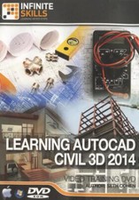 Learning CAD 3D 2014 PC MAC DVD video training engineering survey modelling help