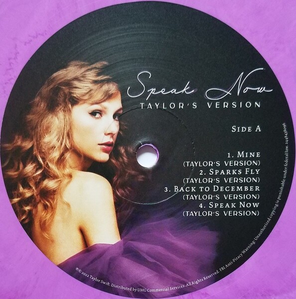 NEW TAYLOR SWIFT- SPEAK NOW (TAYLOR'S VERSION) Vinyl 3-LP