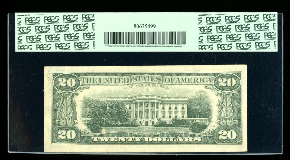 DBR 1977 $20 FRN Minneapolis STAR Fr. 2072-I* PCGS 35 PPQ Serial I00476129* - Image 2 of 2