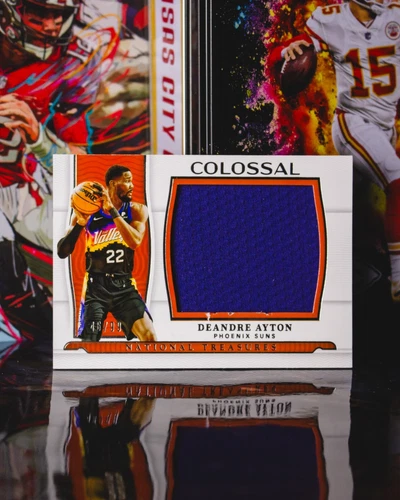 2021-22 Panini National Treasures Colossal Materials Deandre Ayton #CM-DAY /99