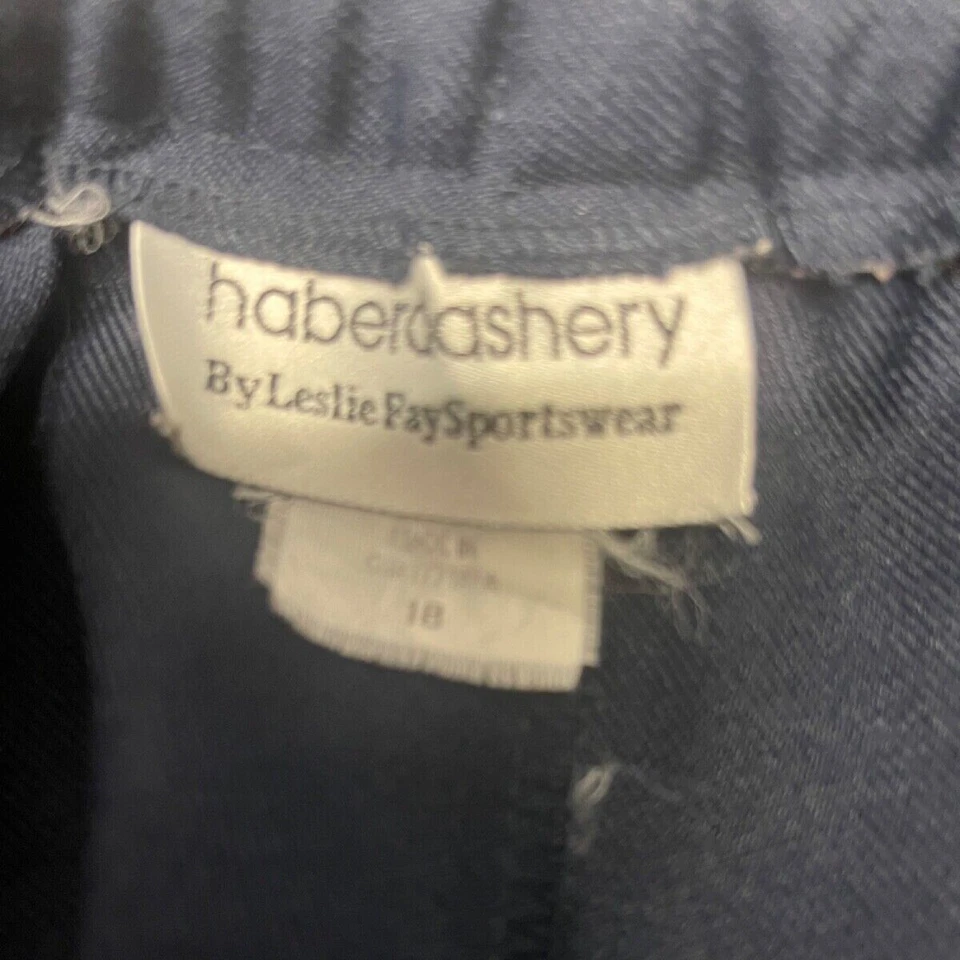 Haberdashery Brand Women's Navy Blue Skirt over the knee Hem 27" Long - Image 3 of 4