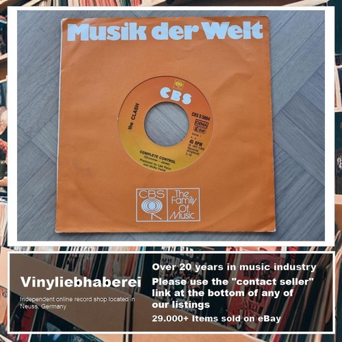 7" Single The Clash - Complete control Vinyl Germany - Picture 4 of 5