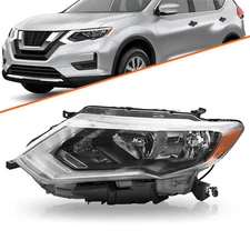 LH For 2017 2018 2019 Nissan Rogue w/LED DRL Left Driver Headlight Headlamp