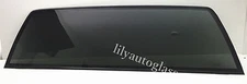 Fits 88-99 GMC Pickup 1500 88-00 2500 3500 Rear Back Window Glass Stationary