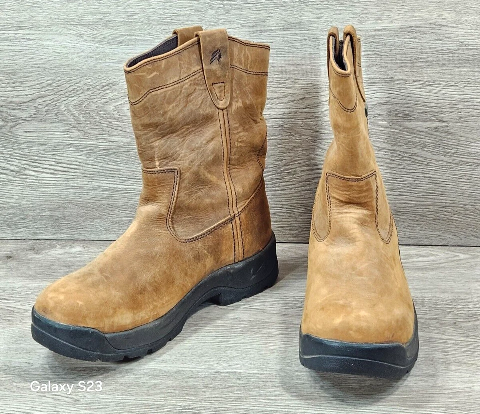 Botas al tobillo de lacrosse para hombre marrón a prueba de agua talla 10 Foto 3 de 4