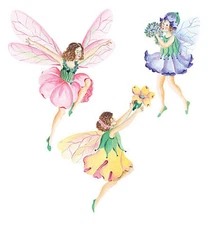 Fairy Princess Doll Wall Decor Stickers Decal Border 25 Wallies Wallpaper Cutout