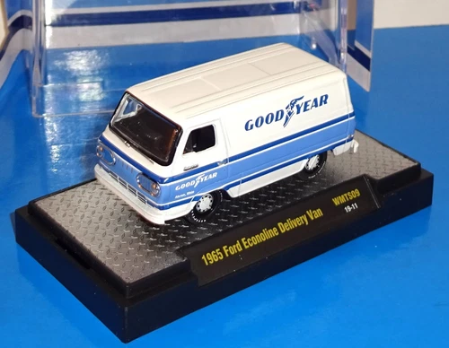 M2 Walmart Goodyear Series 1965 Ford Econoline Delivery Van White WMTS09 19-11
